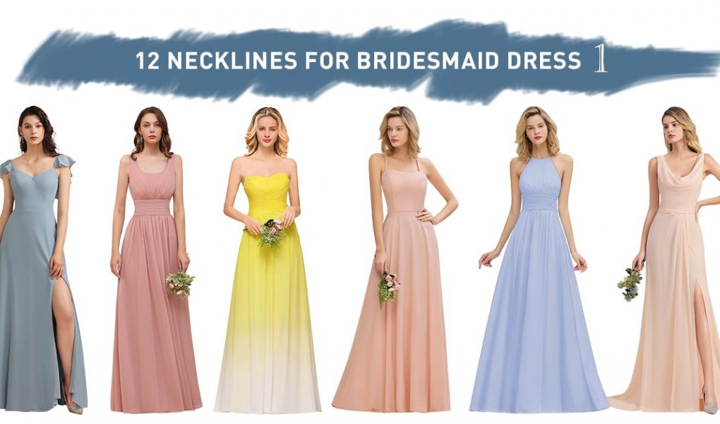 12 necklines for bridesmaid dress