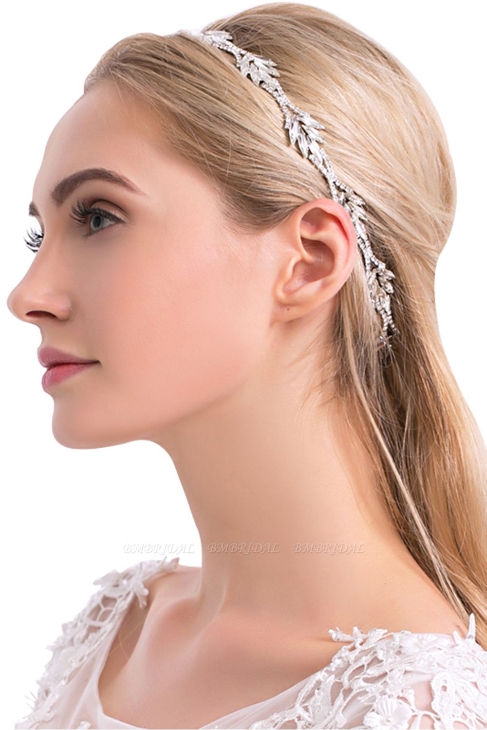 BMbridal Glamourous Alloy Rhinestone Special Occasion Party Headbands Headpiece with Crystal