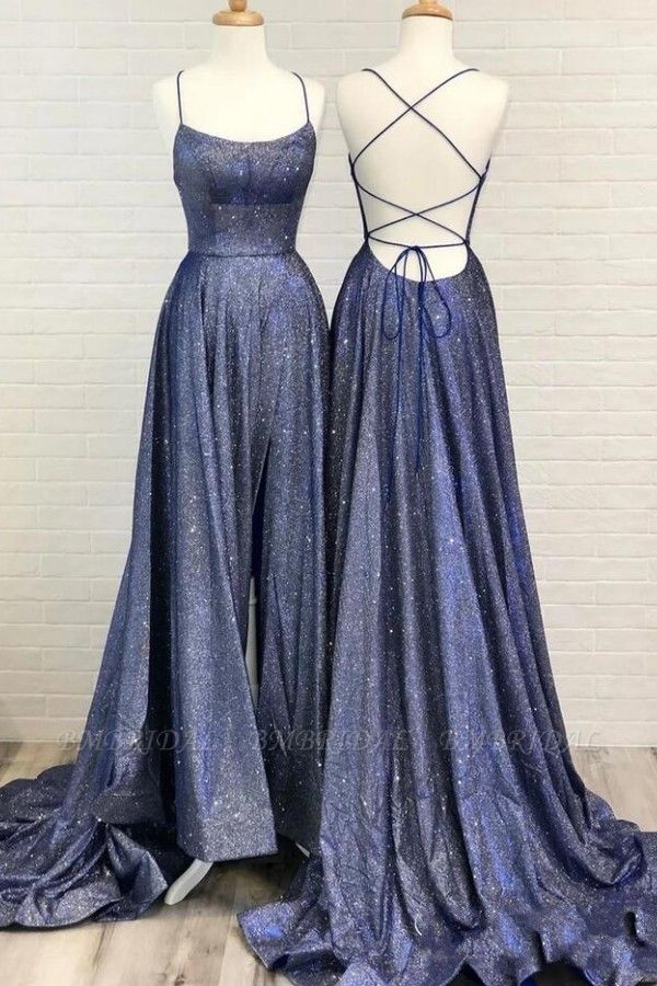 BMbridal Sequins Strings Long Prom Dress On Sale