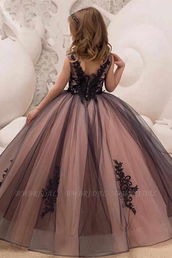 Girls Princess Ball Gown Party Dress Birthday Dress with Long Sleeves-donghotantheky.vn