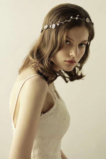 BMbridal Floral Alloy Party Headbands Headpiece with Rhinestone_7