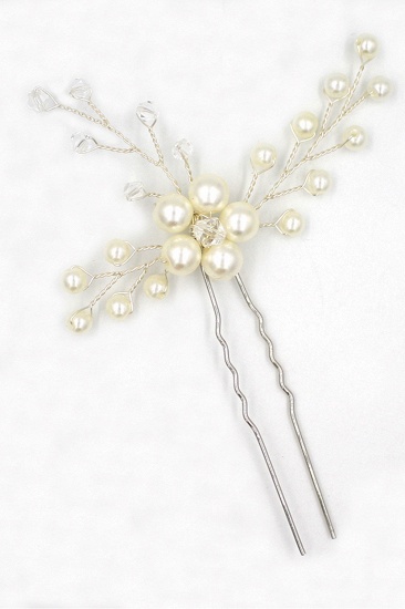 BMbridal Pretty Alloy Daily Wear Hairpins Headpiece with Imitation Pearls_9