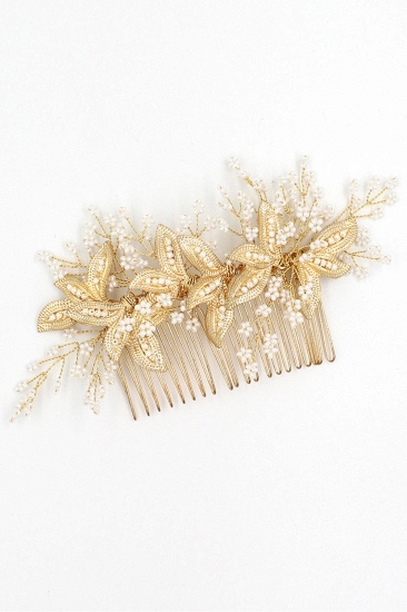 BMbridal Beautiful Alloy Daily Wear Combs-Barrettes Headpiece with Imitation Pearls_10