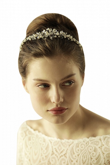Elegante Legierung Nachahmungen von Perlen Besondere Anlässe & Hochzeit Haarnadeln Kopfschmuck mit Kristall Strass_5
