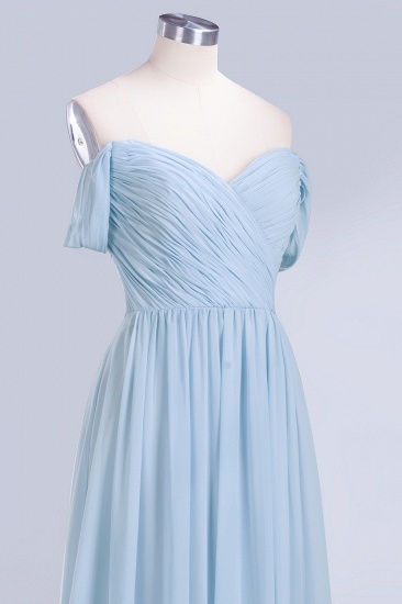 BMbridal Modest Chiffon Sweetheart Sleeveless Affordable Bridesmaid Dresses with Ruffles_54