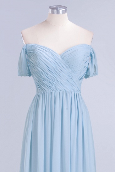 BMbridal Modest Chiffon Sweetheart Sleeveless Affordable Bridesmaid Dresses with Ruffles_56