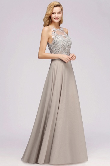 BMbridal Exquisite Sleeveless Slit Lace Affordable Bridesmaid Dresses with Beadings_5