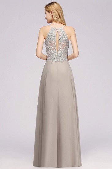 BMbridal Exquisite Sleeveless Slit Lace Affordable Bridesmaid Dresses with Beadings_3