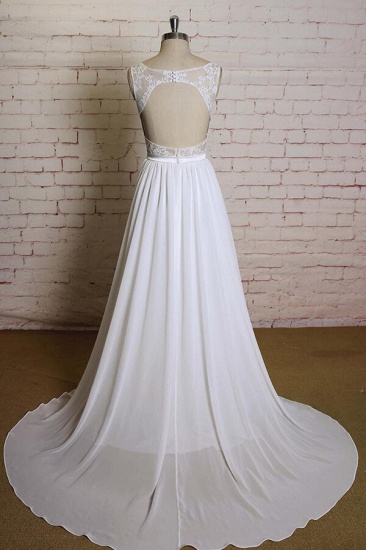BMbridal Sweetheart Lace Chiffon A-line Wedding Dress On Sale_3