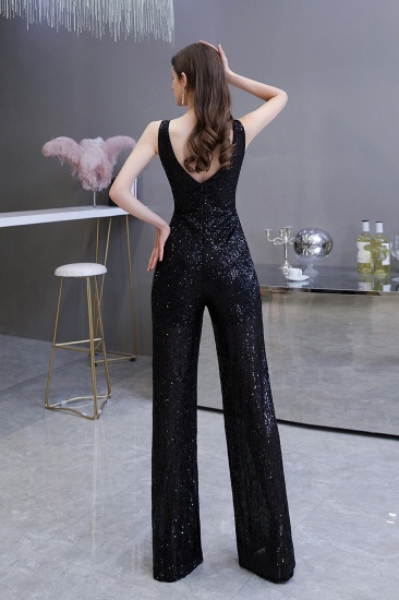 BMbridal Stunning Sequins V-Neck Sleeveless Jumpsuit Event Party Gowns On Sale_15