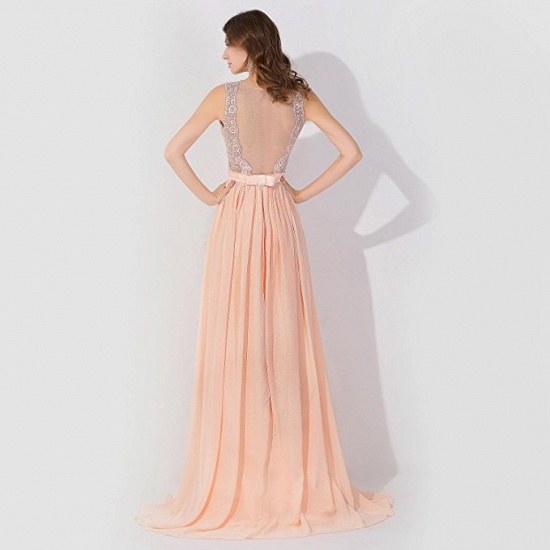 BMbridal A-line Chiffon Tulle Lace Ruffles Bridesmaid Dress_6