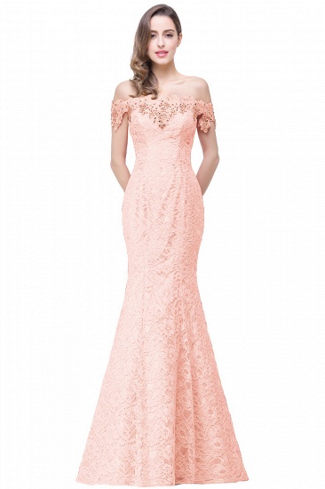 BMbridal Off-the-Shoulder Lace Mermaid Prom Dress Long Evening Party Gowns Online_4