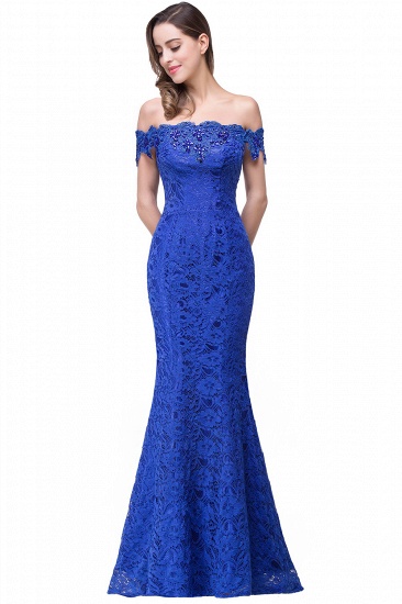 BMbridal Off-the-Shoulder Lace Mermaid Prom Dress Long Evening Party Gowns Online_9
