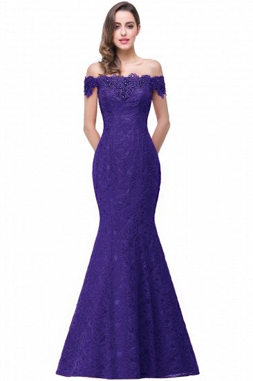 BMbridal Off-the-Shoulder Lace Mermaid Prom Dress Long Evening Party Gowns Online_8