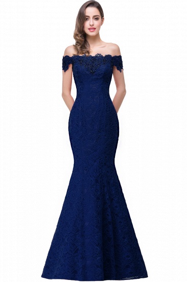 BMbridal Off-the-Shoulder Lace Mermaid Prom Dress Long Evening Party Gowns Online_10
