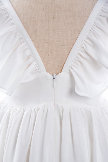BMbridal White Cap Sleeve Little Flower Girl Dress Online_15