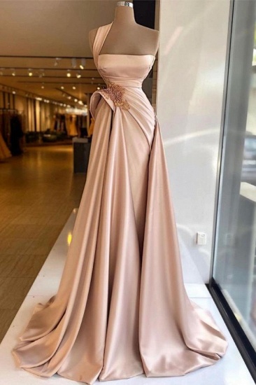 BMbridal One Shoulder Strapless Long Prom Dress_2