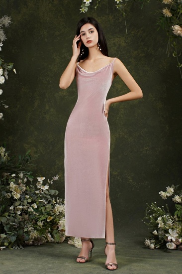 BMbridal Spaghetti-Straps Affordable Bridesmaid Dress Sleeveless On Sale_4