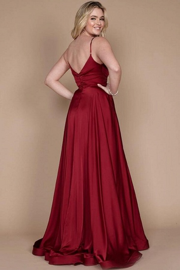 Designer Simple Long Prom Dresses With Side Slit_2