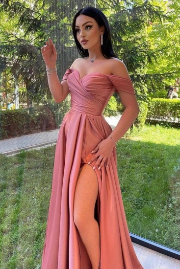 Bmbridal Off-the-Shoulder Long Prom Dress With Slit_2
