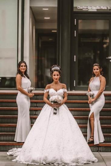 Bmbridal Off-the-Shoulder Princess Wedding Dress With Appliques_7