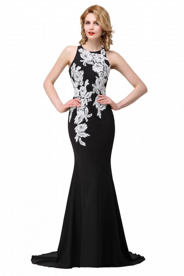 BMbridal Mermaid Evening With Appliques For Women Formal Long Prom Dress_4