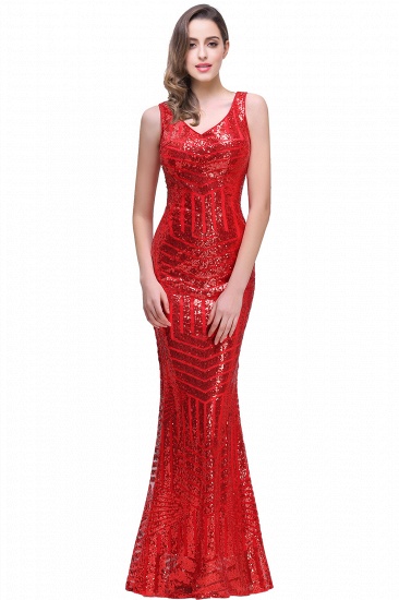 BMbridal Elegant Mermaid Prom Dress Beaded Backless Evening Dress_1