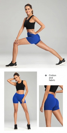 BMbridal Hot Women Casual Solid Elastic High Waist Push Up Fitness Yoga Shorts Running Gym Stretch Sports Short Pants_8