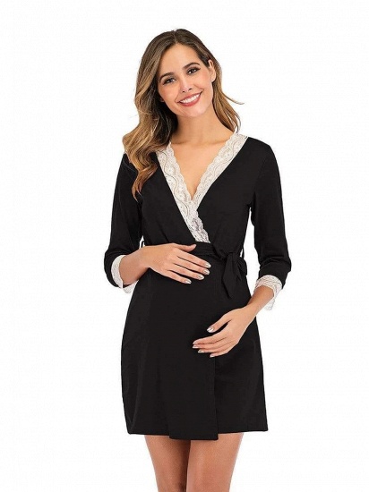 BMbridal Formal Women Lace Maternity Dresses with Ribbon and Bow Online_1