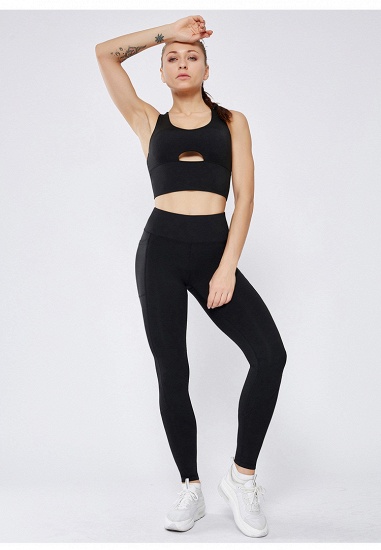 BMbridal 2021 New Women Yoga Pants With Pocket High Waist Sports Gym Wear Leggings Elastic Fitness Lady Overall Full Tights Workout_6