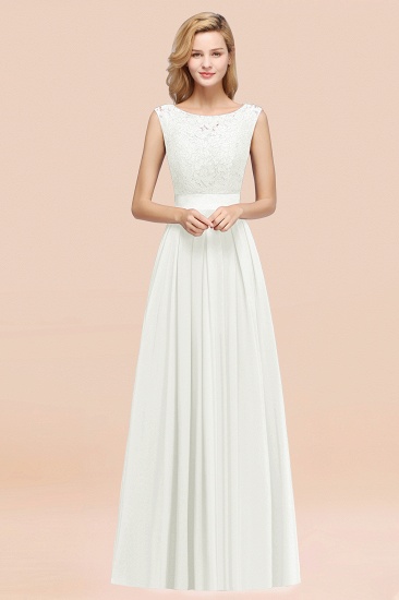 BMbridal Vintage Sleeveless Lace Bridesmaid Dresses Affordable Chiffon Wedding Party Dress Online_2