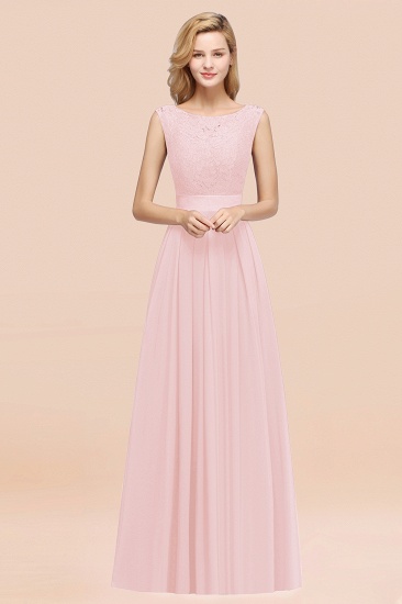 BMbridal Vintage Sleeveless Lace Bridesmaid Dresses Affordable Chiffon Wedding Party Dress Online_3