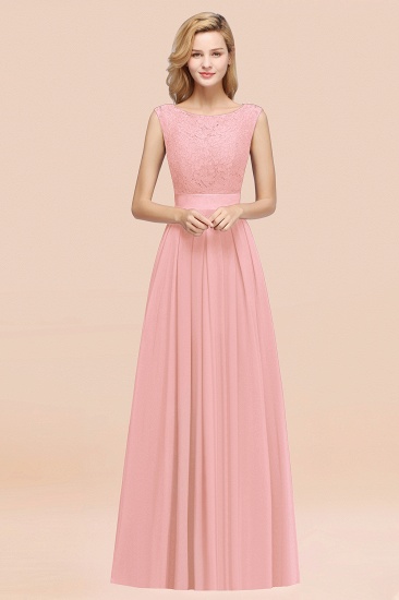 BMbridal Vintage Sleeveless Lace Bridesmaid Dresses Affordable Chiffon Wedding Party Dress Online_4