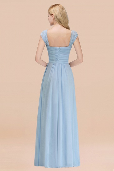 BMbridal Modest Chiffon Sweetheart Sleeveless Affordable Bridesmaid Dresses with Ruffles_52