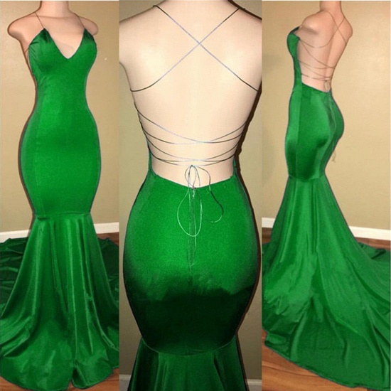 Bmbridal Emerald Green Prom Dress Mermaid With Strings Back_4